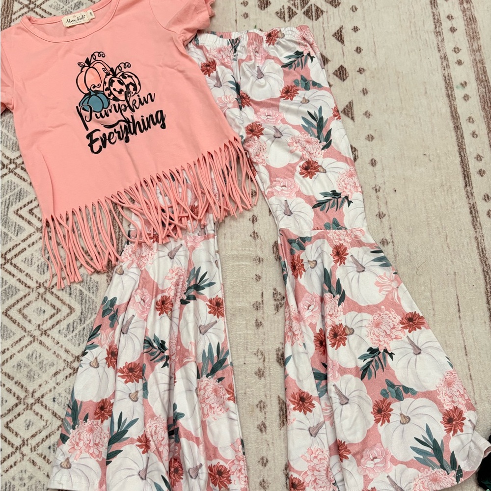 Pumpkin Everything Pink Kids Matching Set